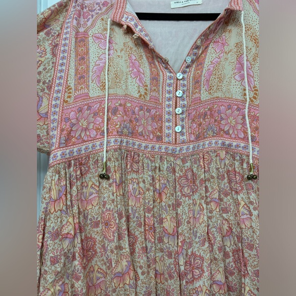 Spell & The Gypsy Pink Floral Romper - Picture 5 of 6